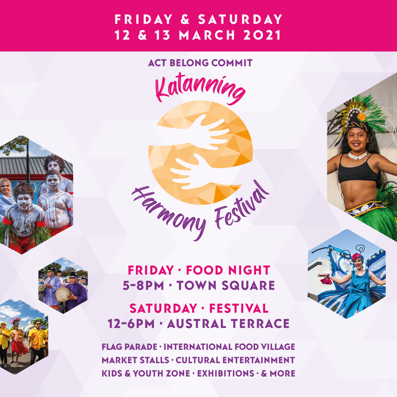 flyer Katanning Harmony Festival 2021