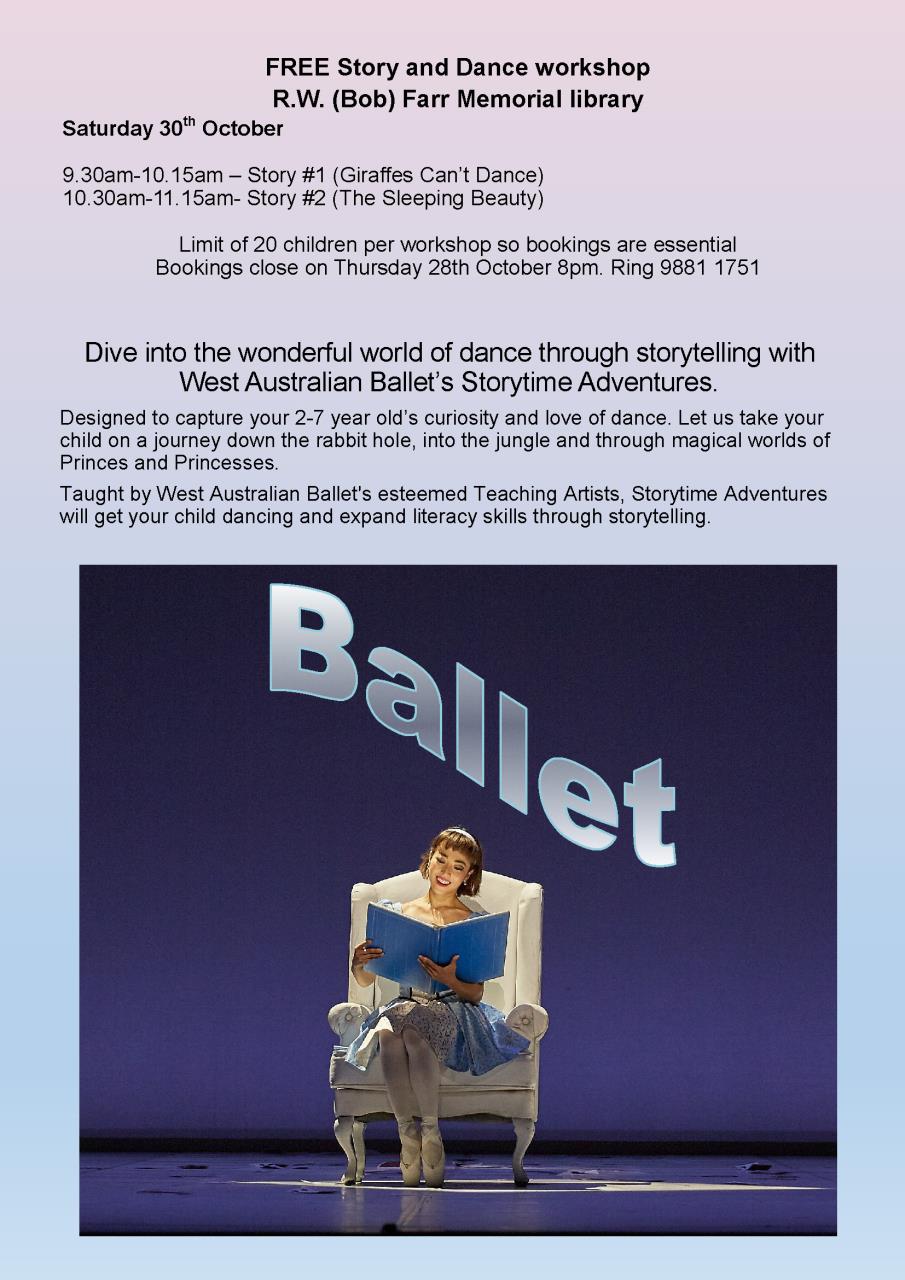 Poster about dance workshop