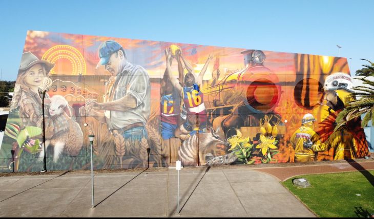 Image of the NRLC Mural
