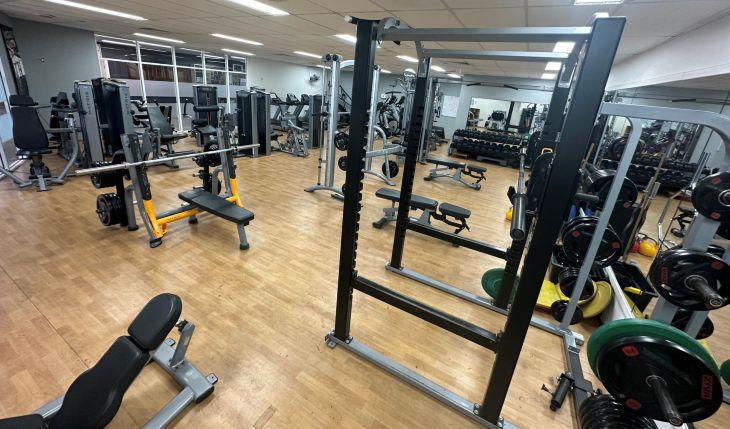 Modern gym equipment for all levels of fitness