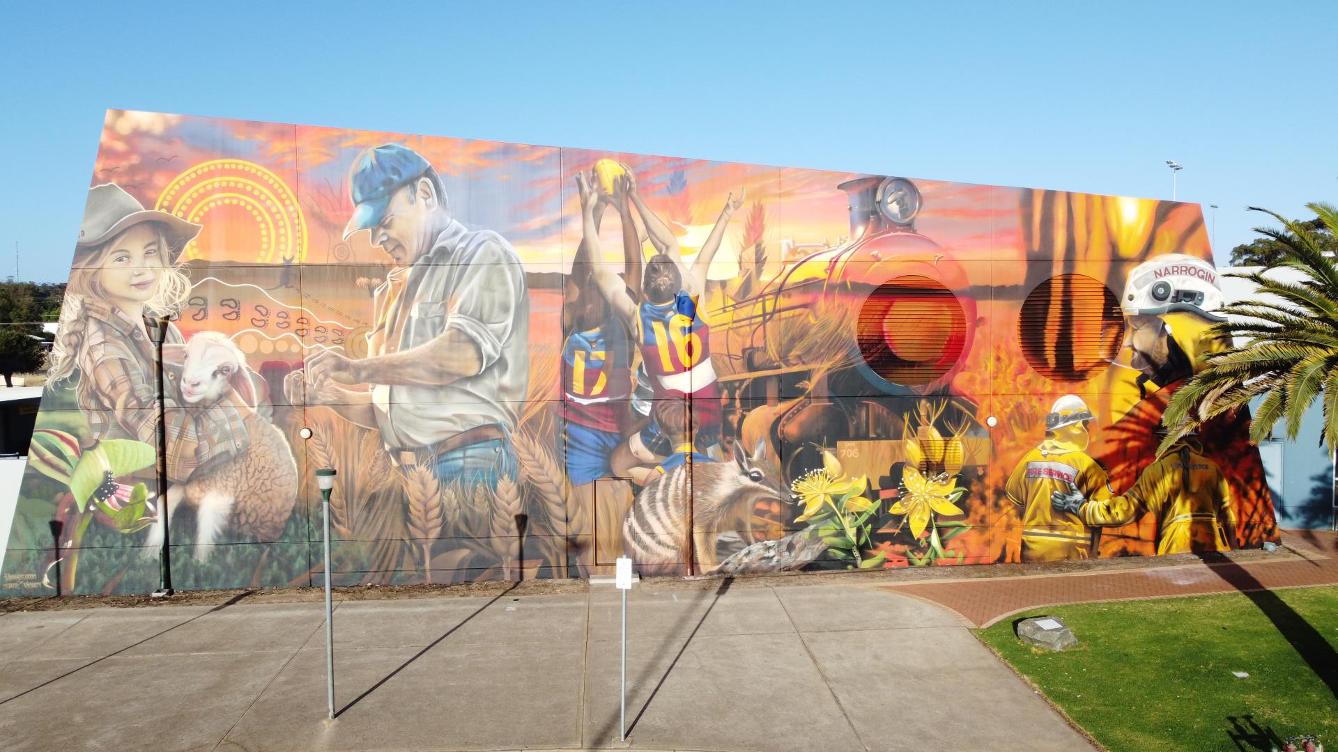 Narrogin Regional Leisure Centre Mural