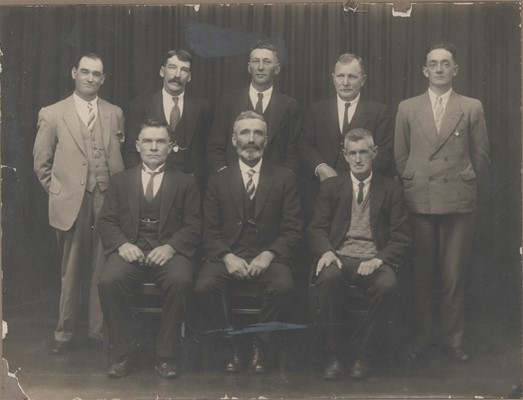 Mayors, Chairs and Presidents - Pethybridge, J (standing far left)