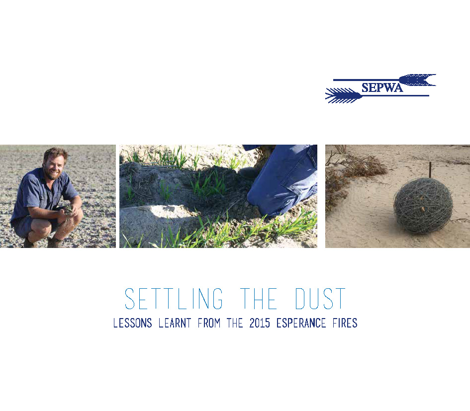 SETTLING THE DUST  LESSONS LEARNT FROM THE 2015 ESPERANCE FIRES