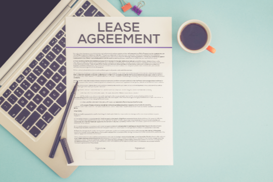 NOTICE OF LEASE OF PROPERTY